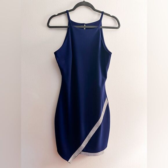 BCX asymmetrical rhinestone dress - Picture 4 of 5